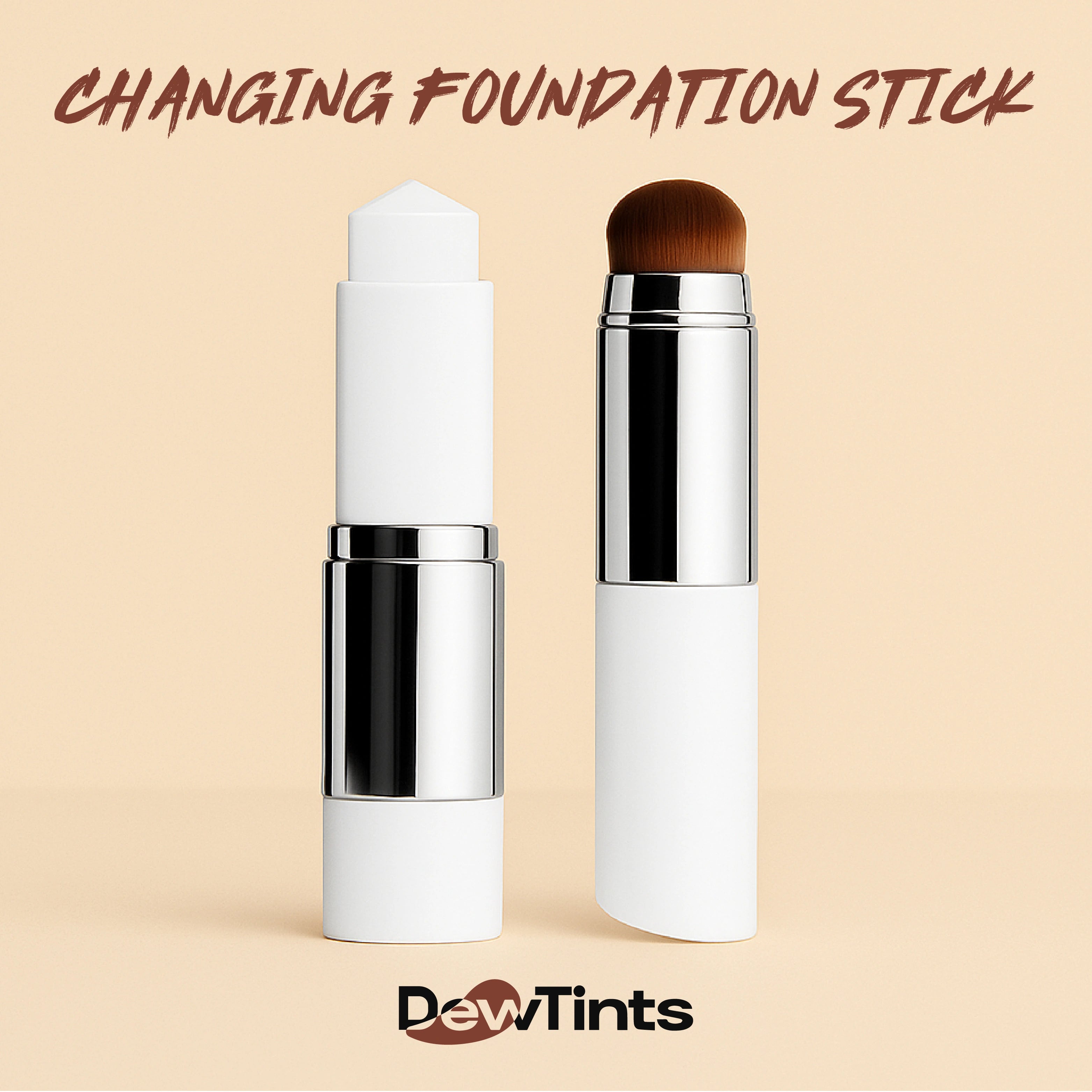 DewTints Double Head Foundation Stick with Detachable Brush