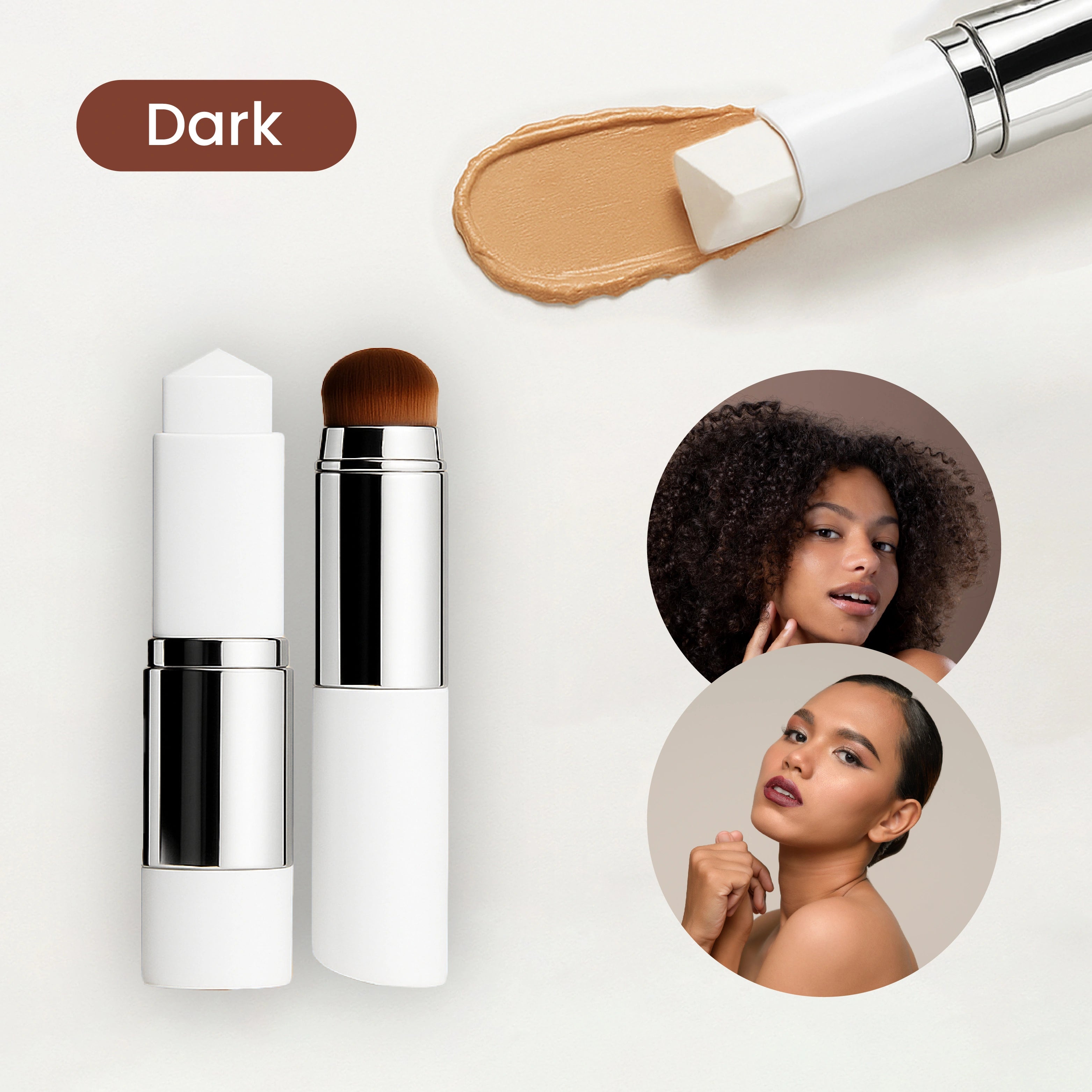 DewTints Double Head Foundation Stick with Detachable Brush