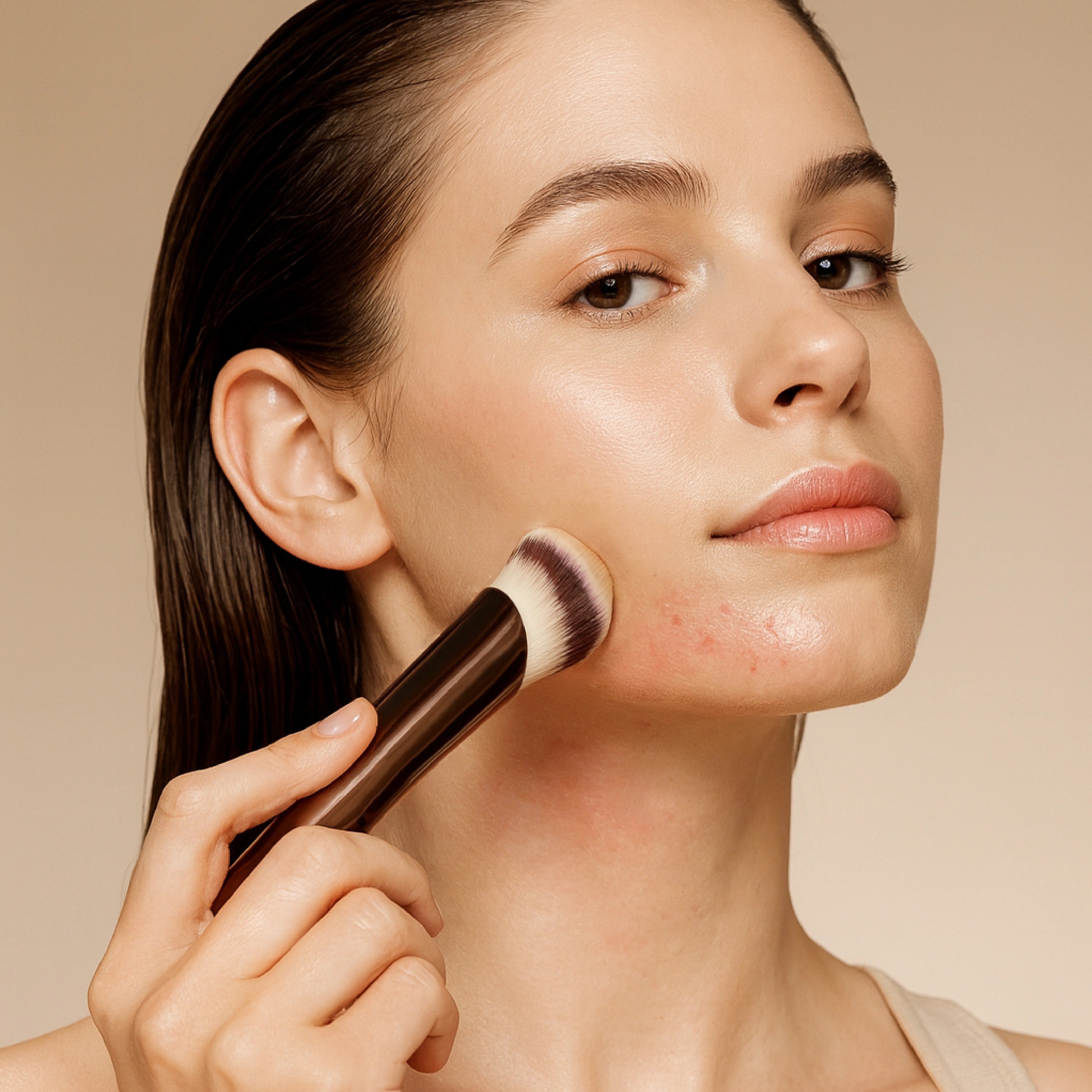 DewTints Foundation Brush for Liquid, Cream, and Powder