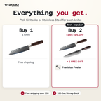 Titanium Wares™ Japanese Kiritsuke Knife – everything you get: offers and free gifts