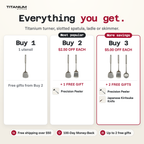 Titanium Wares™ 100% Pure Titanium Utensils – everything you get: offers and free gifts