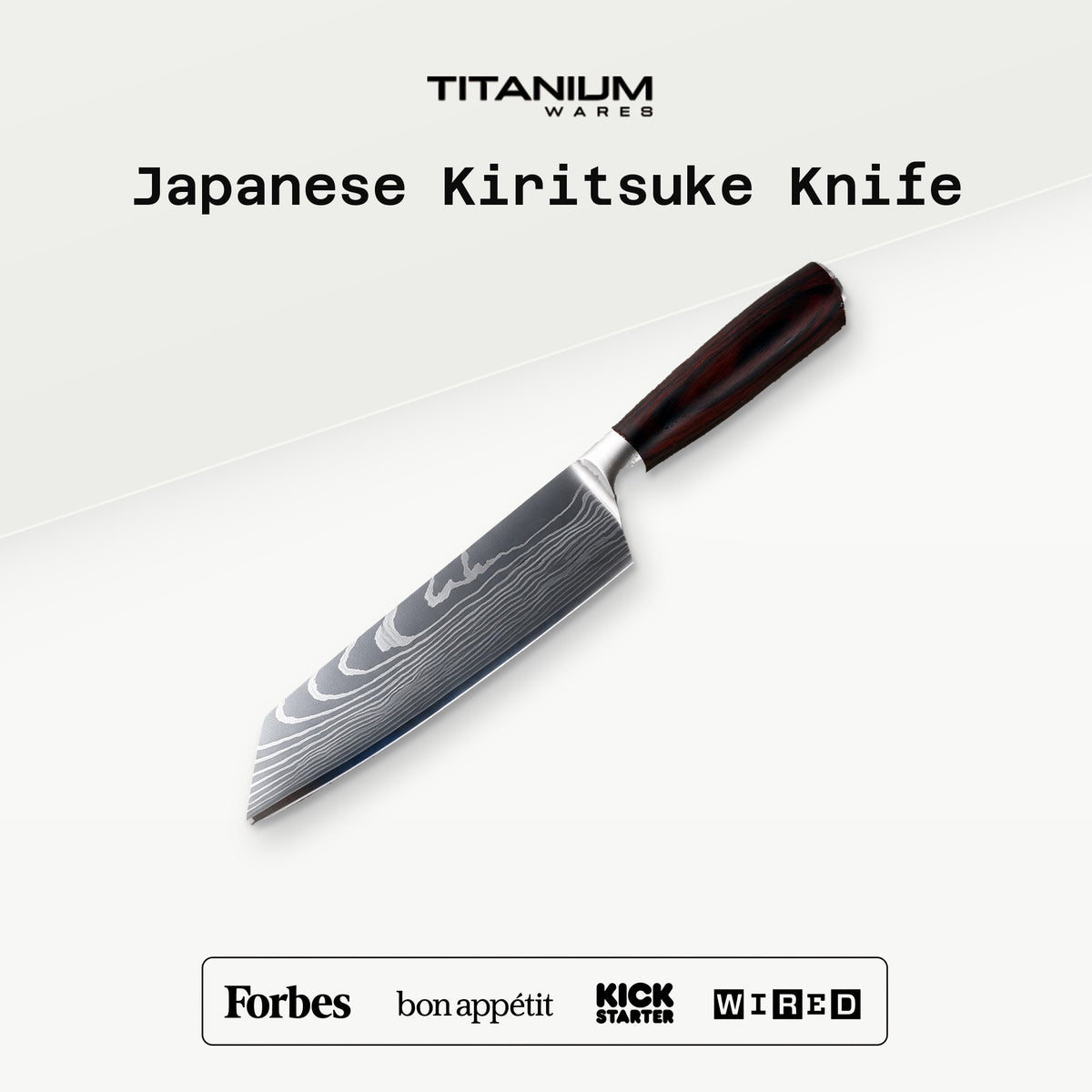 Titanium Wares Japanese Kiritsuke knife