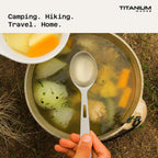 Titanium Wares pure titanium cutlery set